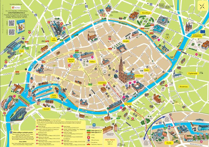 plan du touriste strasbourg